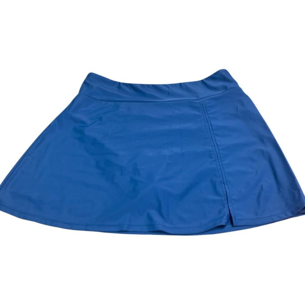 Blue Ruched Tummy Control Swim Dress Set - Picture 10 of 15